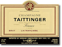 Champagne Taittinger Brut La Francaise NV / 750 ml.